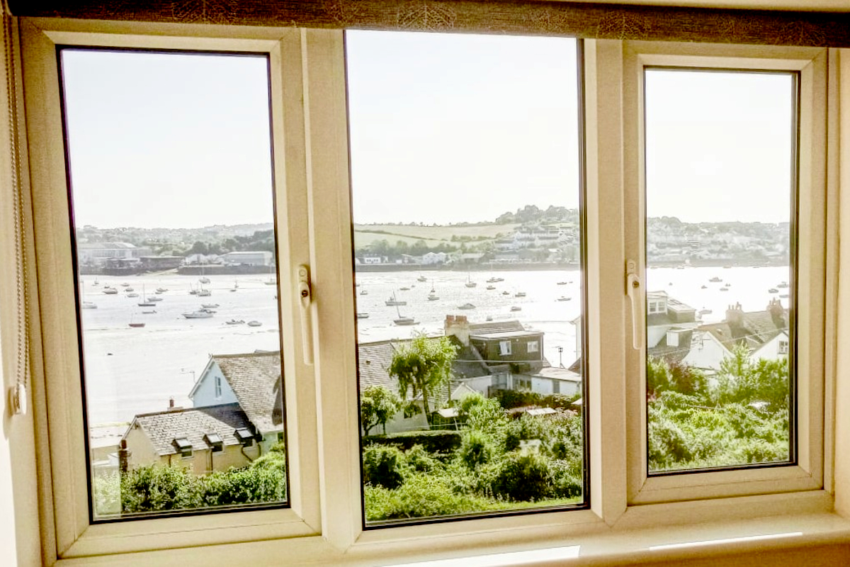 View from Instow apartment bedroom