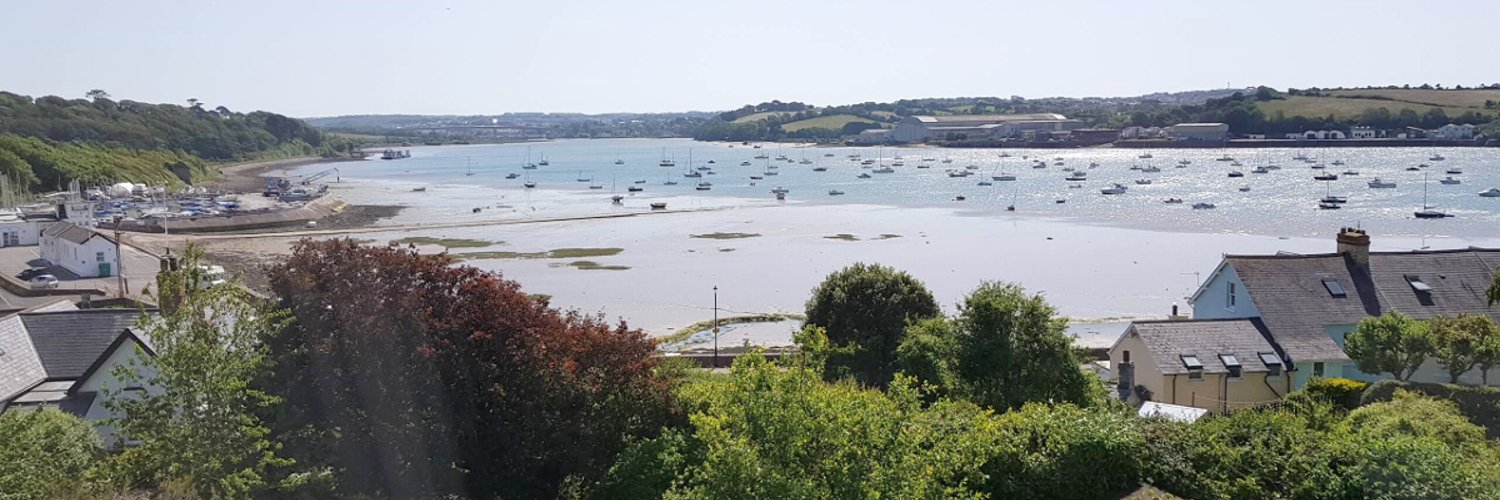 View across the Torridge river from the Instow apartment